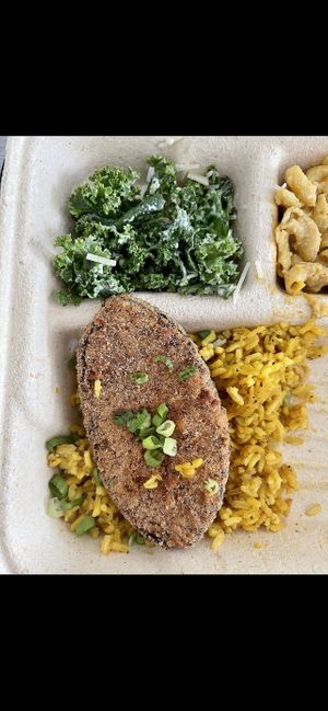 Vegan fish 🐠   at Pure Soul in Durham