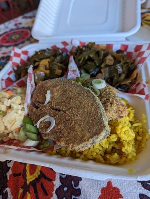 Fish platter at Pure Soul in Durham