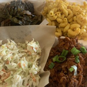 NC BBQ Plate   at Pure Soul in Durham