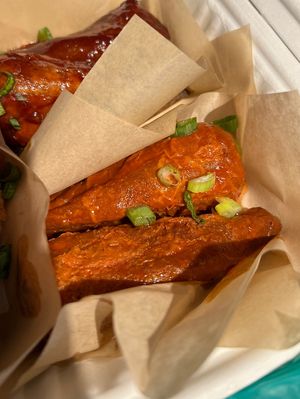 Spicy Buffalo WINGZ  at Pure Soul in Durham