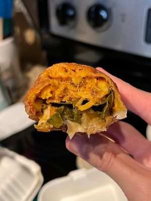 The Magic of Soul Rolls (Vegan BBQ, Mac, and Collards)  at Pure Soul in Durham