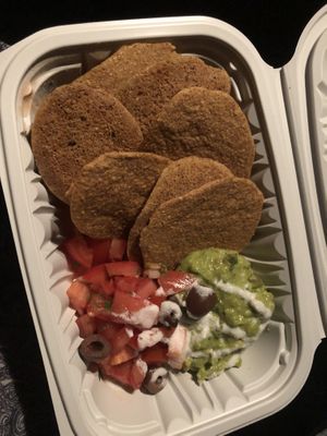 Raw nachos  at Caravan of Dreams in New York City