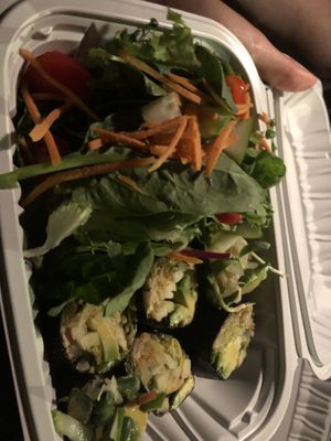 Raw nori rolls   at Caravan of Dreams in New York City