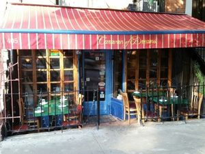 outside at Caravan of Dreams in New York City