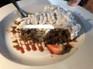 Carrot cake   at Caravan of Dreams in New York City