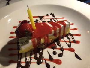 Raw mango coconut cake   at Caravan of Dreams in New York City