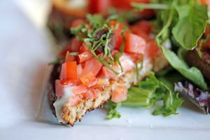 Spanish Bruschetta at Caravan of Dreams in New York City