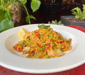 Spanish Paella  at Caravan of Dreams in New York City