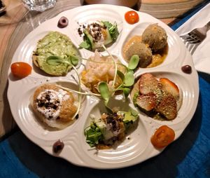 Raw Sampler Platter at Caravan of Dreams in New York City