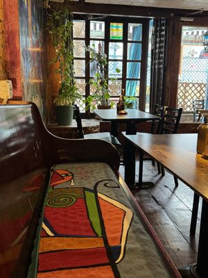 On quiet 6th st, East Village  at Caravan of Dreams in New York City