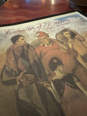 Menu...  at Caravan of Dreams in New York City