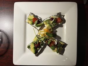 raw bruschetta  at Caravan of Dreams in New York City