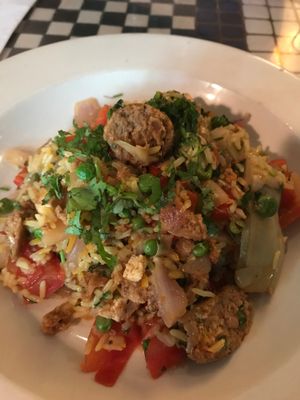 paella at Caravan of Dreams in New York City