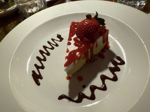 Mango Coconut dessert   at Caravan of Dreams in New York City