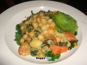 coconut curry special at Caravan of Dreams in New York City