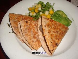 soyrizo quesadillas at Caravan of Dreams in New York City