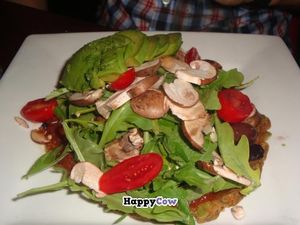 raw tostada at Caravan of Dreams in New York City