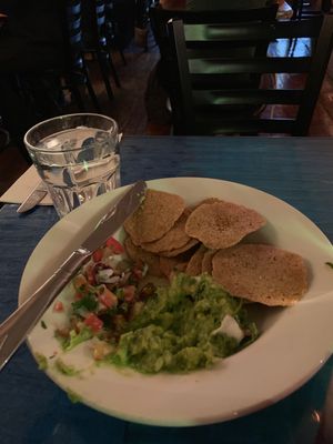 Raw nachos!  So delicious at Caravan of Dreams in New York City