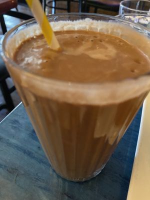 Chocolate Peanut Butter Smoothie  at Caravan of Dreams in New York City