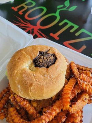   at Rootz Soul Cafe in North Lauderdale