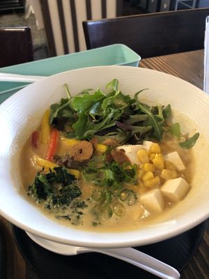 Miso veg ramen  at Ramen Zero in Las Vegas