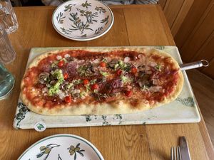 No’duja vegana pizza #Veganuary at ASK Italian in South West London