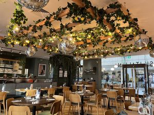 Interior #Veganuary at ASK Italian in South West London