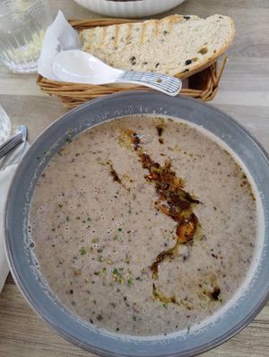 Mushroom soup at GoFresh in Phuket