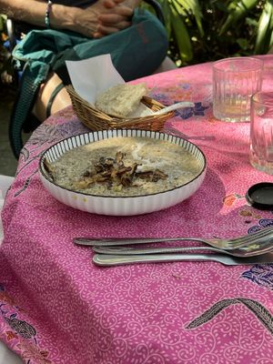 Mushroom soup  #Veganuary at GoFresh in Phuket