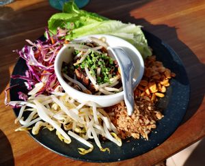 San Choy Bow (vegan option) at Sweetwater Rooftop Bar in East Fremantle