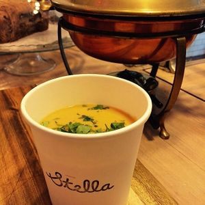 Creamy Butternut Squash Soup at Stella in Berlin