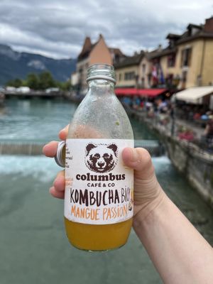 Great kombucha to takeaway    at Copper Branch in Annecy