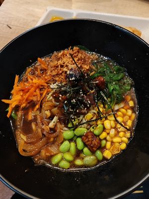 Ramen vegano at Tasty Bowl in Madrid
