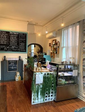 Inside at Kombi Cafe & Smoothie Bar in Battery Point