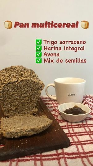 Pan multicereal at Mi Cumple Vegano in Rosario