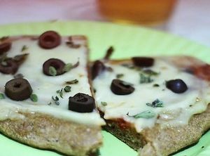 Pizza vegana at Hakuna Batata  in Rosario