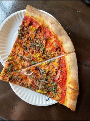 Vegan pizzaa  at Paulie Gee's - Wicker Park in Chicago