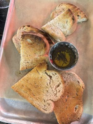 Bread and olives   at EDI - BrewDog in Edinburgh