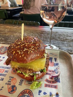 Patriot burger  at EDI - BrewDog in Edinburgh