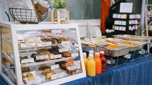 Durham Winter VegFest Market December 2023 at Govinda's Catering in Durham