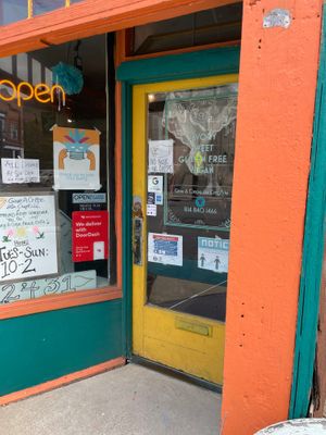 Outside Door at Give a Crepe in Erie