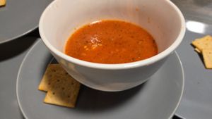 Tomato Bisque  at Give a Crepe in Erie