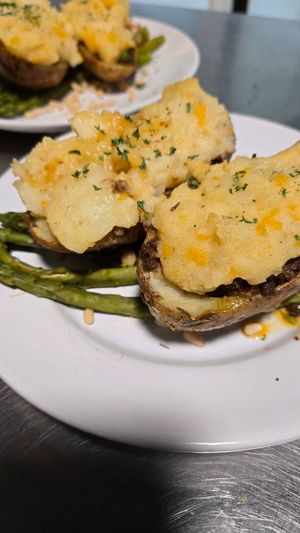 Jacket Shepard Pie Potato (v/gf) at Give a Crepe in Erie