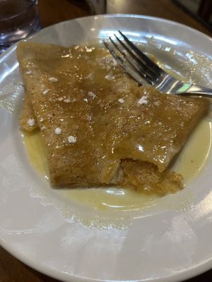 This is a half portion!   at Give a Crepe in Erie