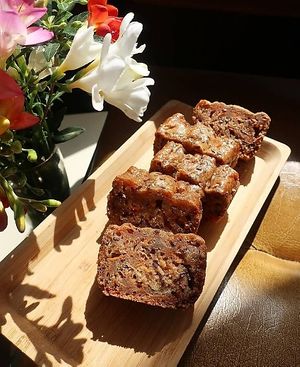 Budín húmedo de zanahoria at Rosa y Rio in Rosario