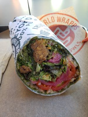 Argentina Chimichurri Wrap with Beyond Beef at World Wrapps in Palo Alto