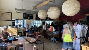 Popular place!  at Bunny and Clyde's Corner Cafe and Market in Salida