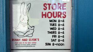 Hours   at Bunny and Clyde's Corner Cafe and Market in Salida