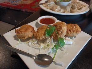 Aloo Chop at Tibetan Kitchen in Toowong