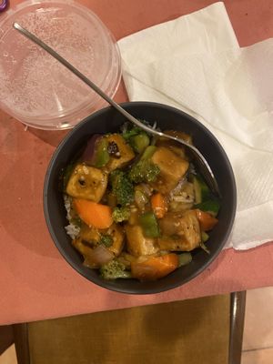 Take away tofu fried rice  at Tibetan Kitchen in Toowong